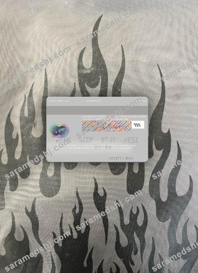 Uruguay Banque Heritage mastercard photolook back